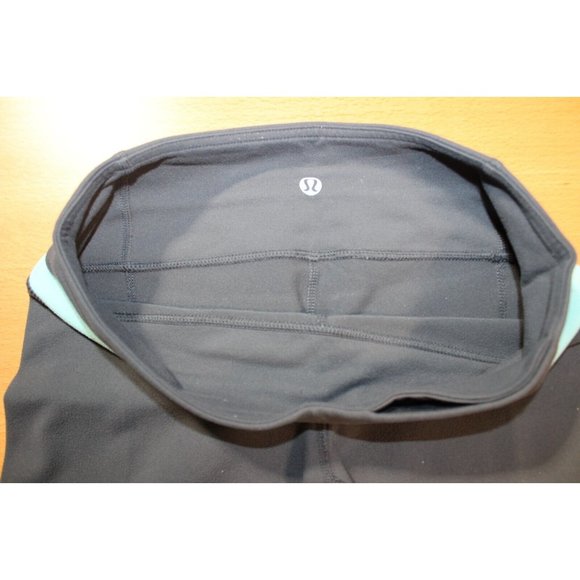 Womens Lululemon Cropped Capri Leggings Sz: 4 Gray Athletic Activewear Yoga Run - Picture 3 of 6